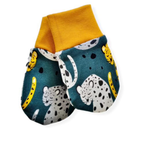 Meriinovillafliisvoodriga beebikindad, leopard